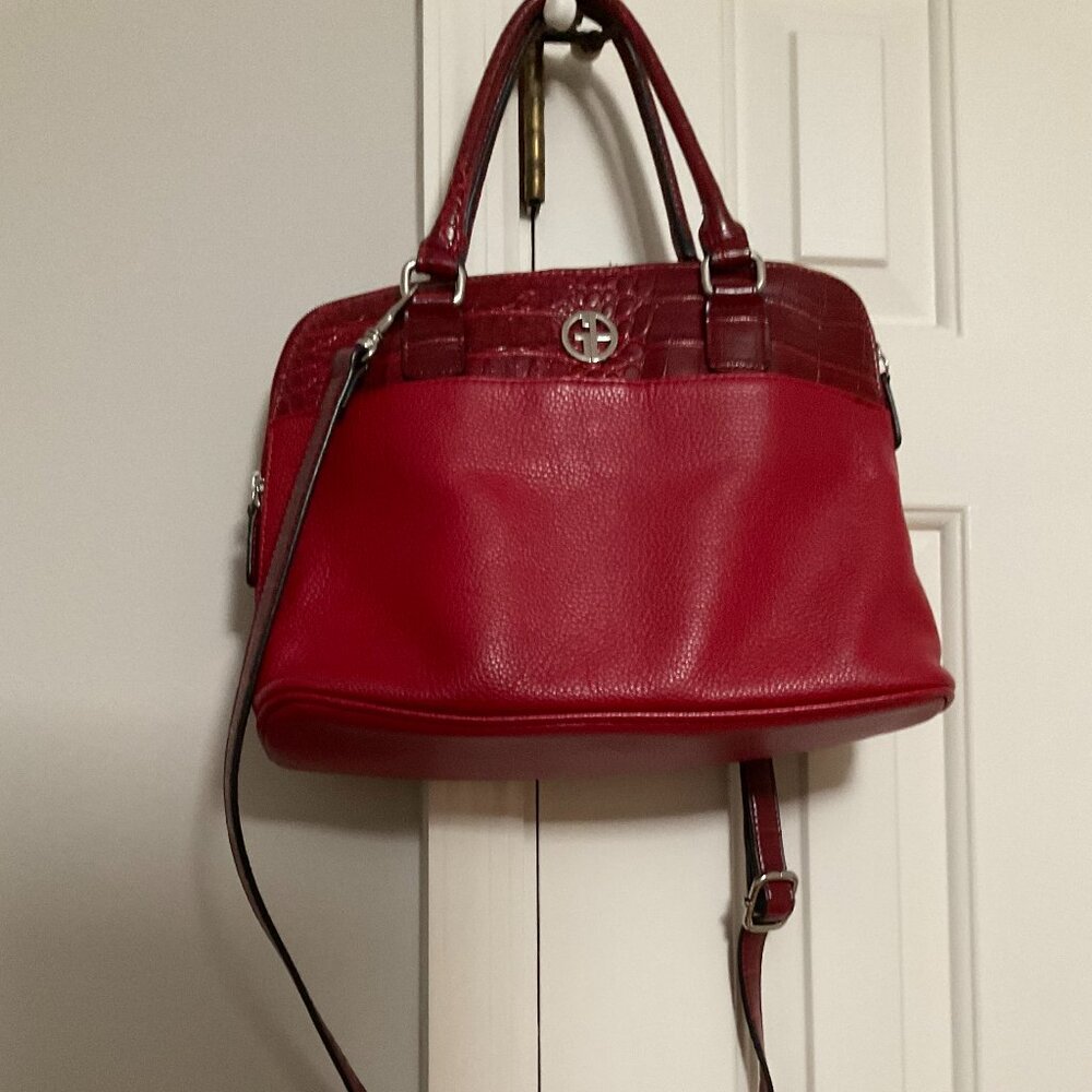 Giani Bernini Red Crossbody Handbag